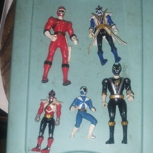 Lot Of POWER RANGERS. - Red, Blue, Black